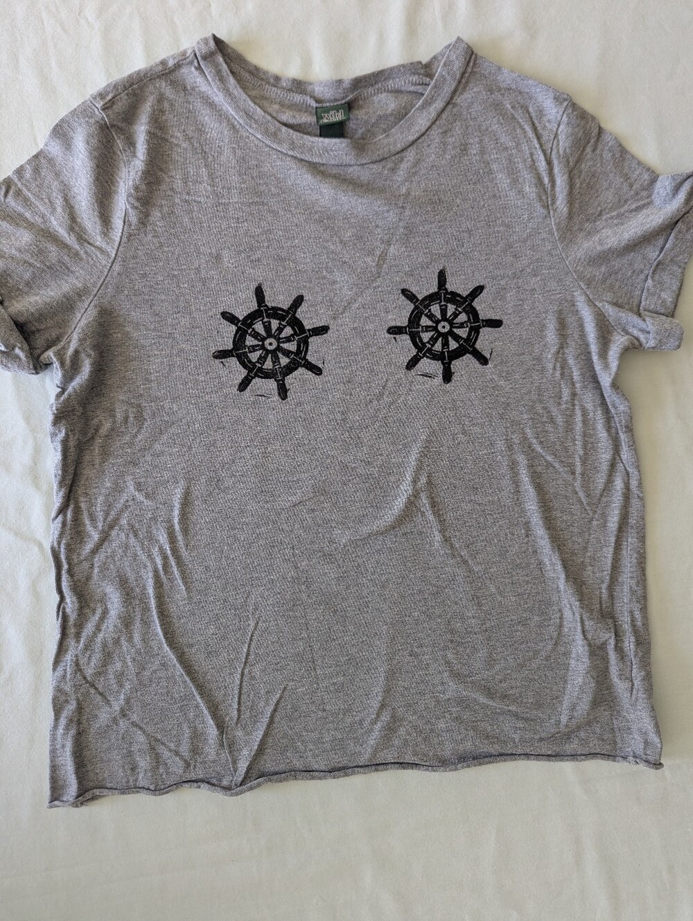 Ships Wheels Block Printed Shirt